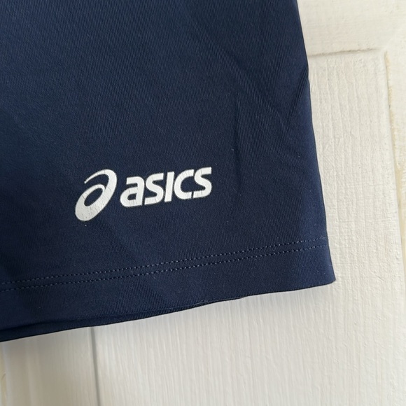 ASICS Navy Spandex Volleyball short size XL - Picture 2 of 3